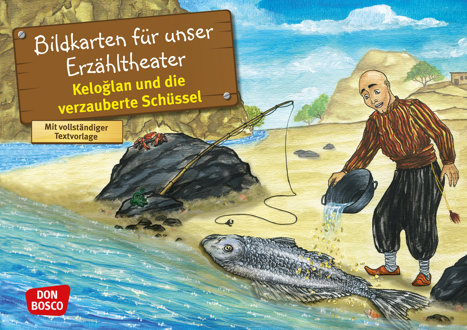 Keloglan und die verzauberte Schüssel. Nach einem Märchen aus der Türkei. Kamishibai Bildkartenset