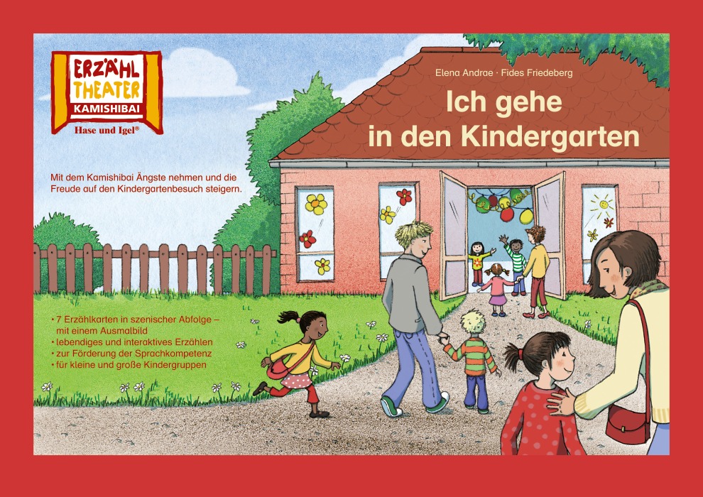 Ich Gehe In Den Kindergarten Kamishibai Bildkarten Buch Hase Und Igel Verlag 5899