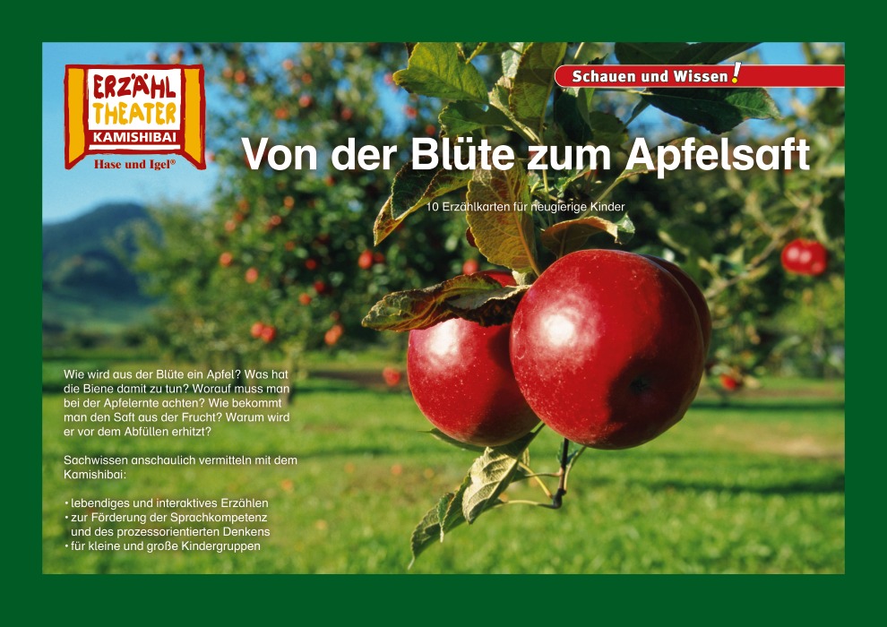 Von der Blüte zum Apfelsaft / Kamishibai Bildkarten | Buch | Hase und ...
