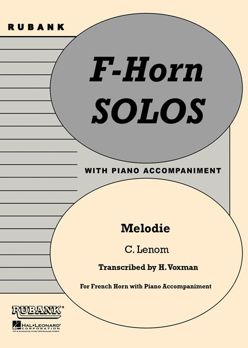 Melodie for Horn in F & Piano, Clément Lenom, RUNDEL