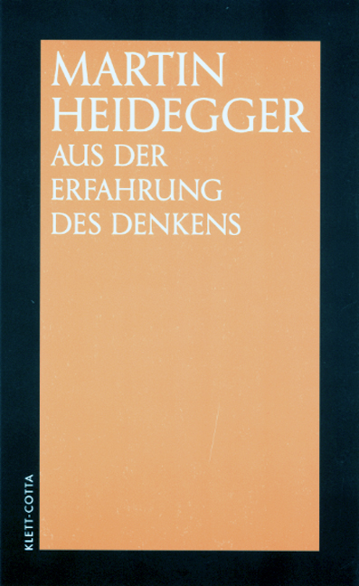 Nietzsche I und II von Martin Heidegger | Klett-Cotta