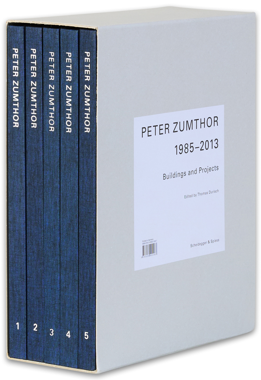 peter zumthor・2006年受賞記念図録 Peter Zumthor 1985–2013 | Park Books