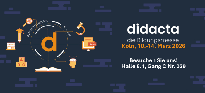 didacta 2026 – Wir sind dabei!