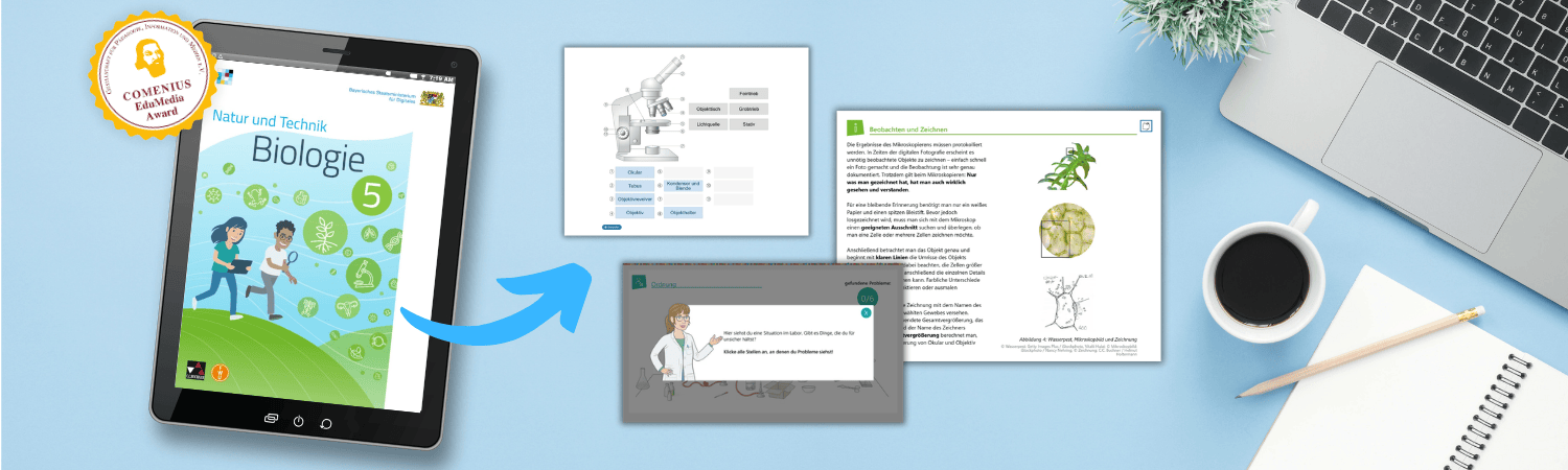 Innovatives E-Book für den digitalen Unterricht | © canva.com/Tirachard