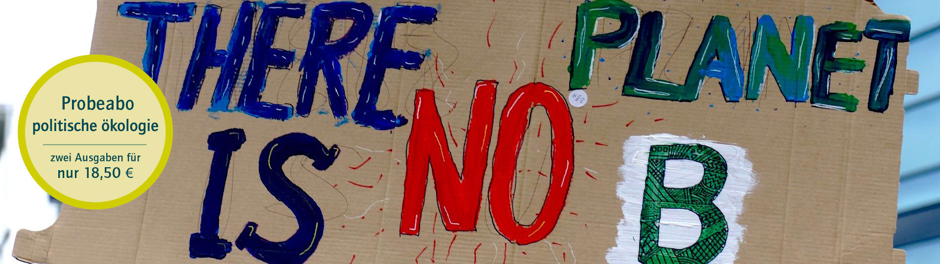 Kostenfreier Versand von Einzelheften der Zeitschrift politische ökologie