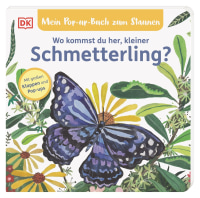 Coverbild Mein Pop-up-Buch zum Staunen. Wo kommst du her, kleiner Schmetterling? von Sandra Grimm, Jean Claude, 9783831046621
