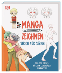 Coverbild Manga zeichnen Strich für Strich von Wiebke Krabbe, 9783831046966