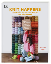 Coverbild Knit happens. Dein Guide für die erste Masche und alles danach von Wiebke Krabbe, Brenda Lam, 9783831054695