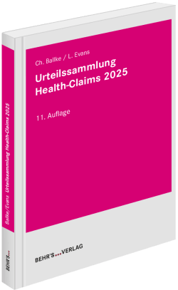 Urteilssammlung Health-Claims 2025