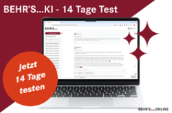 BEHR'S...KI - 14 Tage Test