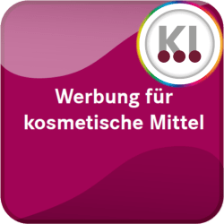 Werbung für kosmetische Mittel - Online Version