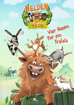 Plakat Helden der Weide - Vier Hasen für ein Tralala
