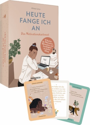 Cover von Heute fange ich an - Das Motivationskartenset