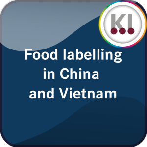 Food labelling in China and Vietnam