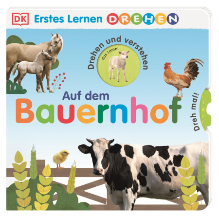 Coverbild Erstes Lernen Drehen. Auf dem Bauernhof von DK Erstes Lernen, 9783831041824