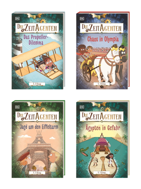 Coverbild Die Zeit-Agenten Kennenlern-Paket (4 Bände) von S. J. King, Cornelia Stoll, Esther Hernando, Elsbeth Ranke, 9783831051533