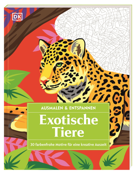 Ausmalen & Entspannen. Exotische Tiere von Wiebke Krabbe Coverbild Ausmalen & Entspannen. Exotische Tiere von Wiebke Krabbe, 9783831050949
