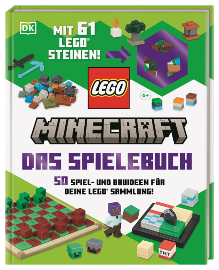 LEGO® Minecraft® Das Spielebuch von Julia March, Simon Hugo, Simone Heller Coverbild LEGO® Minecraft® Das Spielebuch von Julia March, Simon Hugo, Simone Heller, 9783831051847