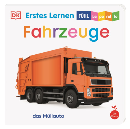 Coverbild Erstes Lernen Fühl-Leporello. Fahrzeuge von DK Erstes Lernen, 9783831053292