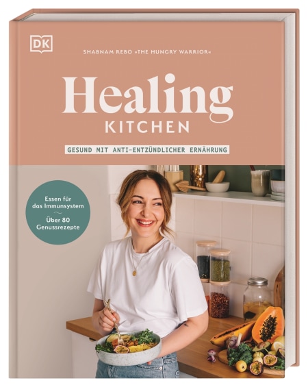 Coverbild Healing Kitchen – gesund mit anti-entzündlicher Ernährung von Shabnam Rebo, 9783831043248