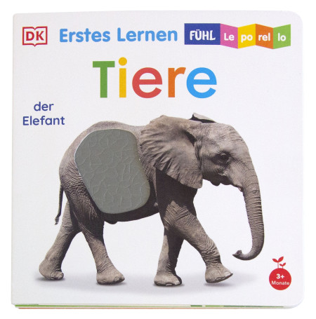 Coverbild Erstes Lernen Fühl-Leporello. Tiere von DK Erstes Lernen, 9783831053285