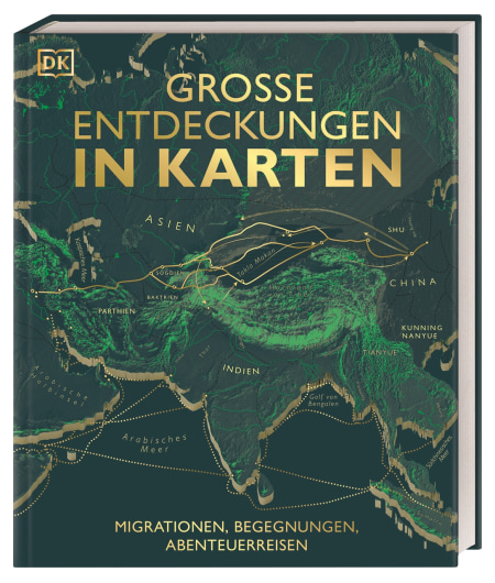 Coverbild Große Entdeckungen in Karten von Philip Parker, John Farndon, Simon Adams, Shafik Meghji, Paul Lane, Antje Becker, 9783831052806
