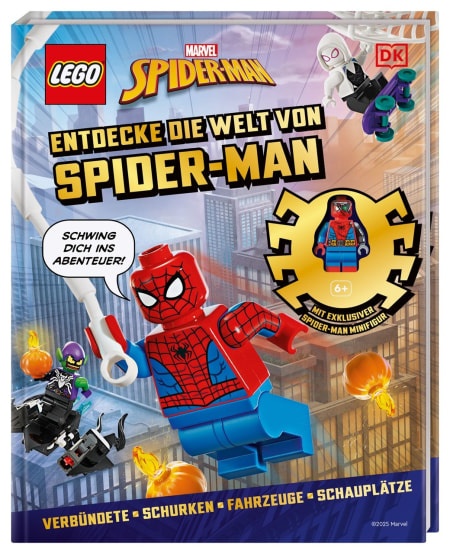 Coverbild LEGO® Marvel Spider-Man. Entdecke die Welt von Spider-Man von Simon Hugo, Carolin Hidalgo, 9783831051571