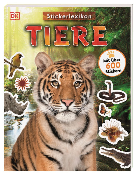 Coverbild Sticker-Lexikon. Tiere von Eva Sixt, 9783831040520