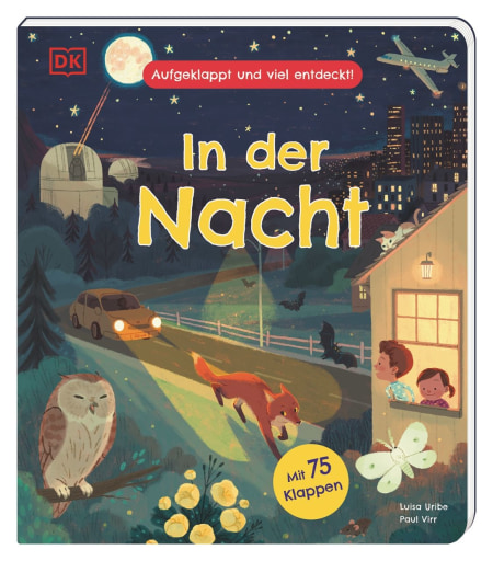Coverbild Aufgeklappt und viel entdeckt! In der Nacht von Paul Virr, Luisa Uribe, Petra Sparrer, 9783831043996