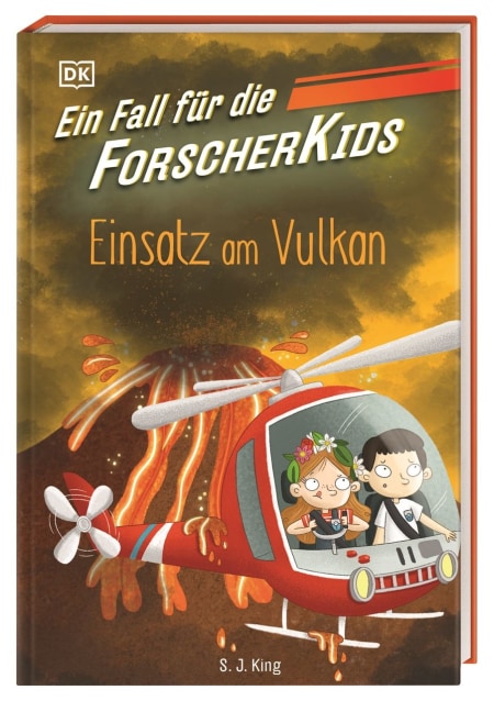 Coverbild Ein Fall für die Forscher-Kids 6. Einsatz am Vulkan von S. J. King, Ellie O’Shea, Violeta Topalova, 9783831048939
