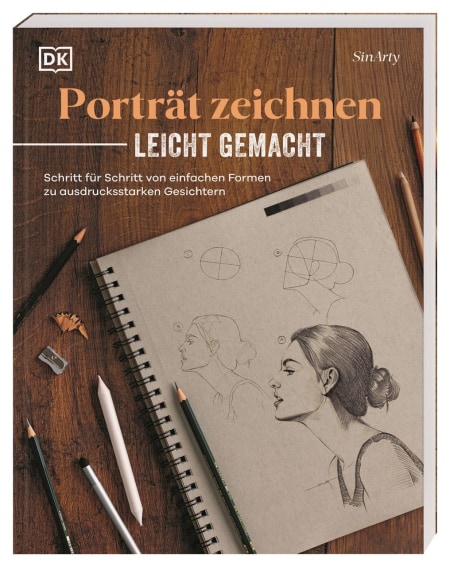 Coverbild Porträt zeichnen leicht gemacht von Wiebke Krabbe, Satyajit Sinari, 9783831050161