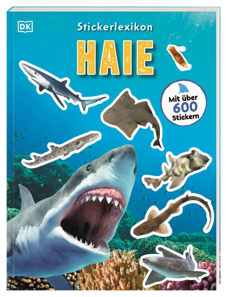 Coverbild Sticker-Lexikon. Haie von Eva Sixt, 9783831051687