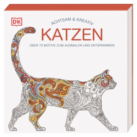 Coverbild Achtsam & Kreativ. Katzen, 9783831046867