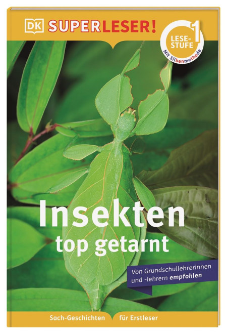 Coverbild SUPERLESER! Insekten, top getarnt von Laura Buller, Frauke Bahle, 9783831044825