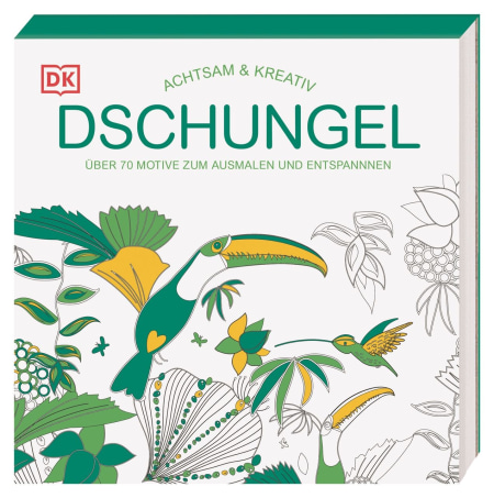Coverbild Achtsam & Kreativ. Dschungel, 9783831044634