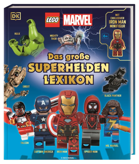 Coverbild LEGO® Marvel Das große Superhelden Lexikon von Simon Hugo, Amy Richau, Timothy Stahl, 9783831048106