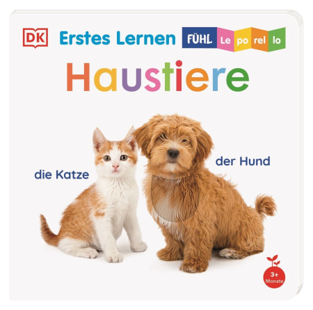 Coverbild Erstes Lernen Fühl-Leporello. Haustiere von DK Erstes Lernen, 9783831054084