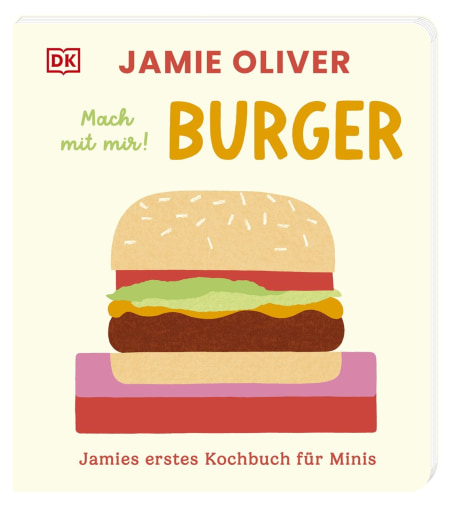 Coverbild Jamies erstes Kochbuch für Minis. Mach mit mir! Burger von Jamie Oliver, Adrian Johnson, 9783831055395