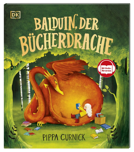 Coverbild Balduin, der Bücherdrache von Pippa Curnick, Birte Spreng, 9783831055715
