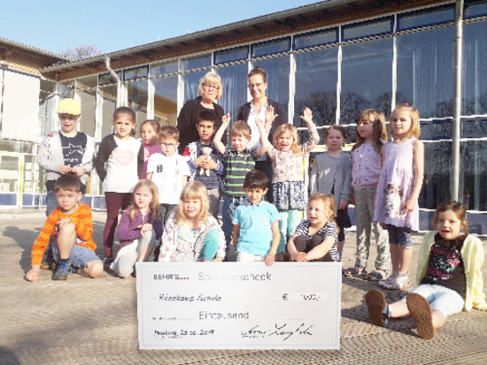Behr’s Verlag unterstützt die Grundschule Rönnkamp in Hamburg