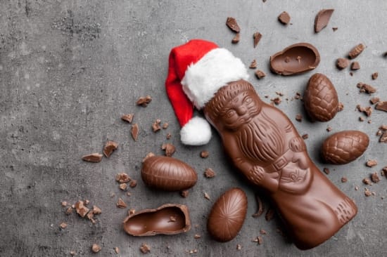 Schoko-Weihnachtsmänner mit Mineralölbestandteilen