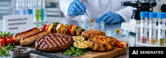 Grillprodukte im Labor