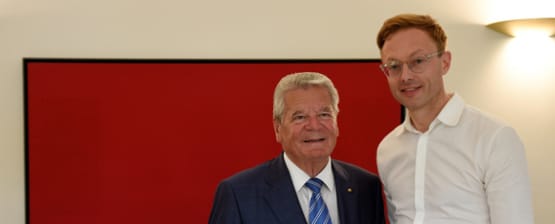 Knesebeck beim Sommerfest des Bundespräsidenten Joachim Gauck
