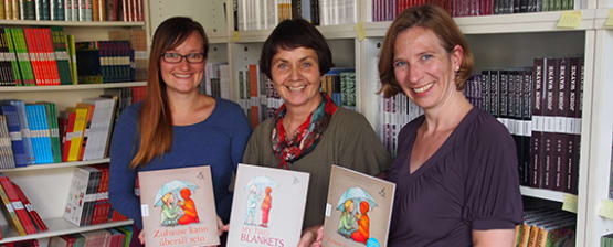 Autorin Irena Kobald zu Besuch in München