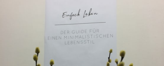 Book Launch | "Einfach leben" - der Minimalismusguide 