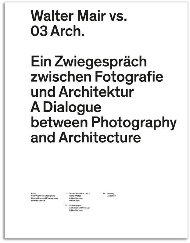 Walter Mair vs. 03 Arch.