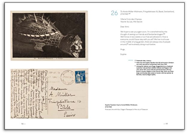 Sophie Taeuber-Arp's Letters to Annie and Oskar Müller-Widmann
