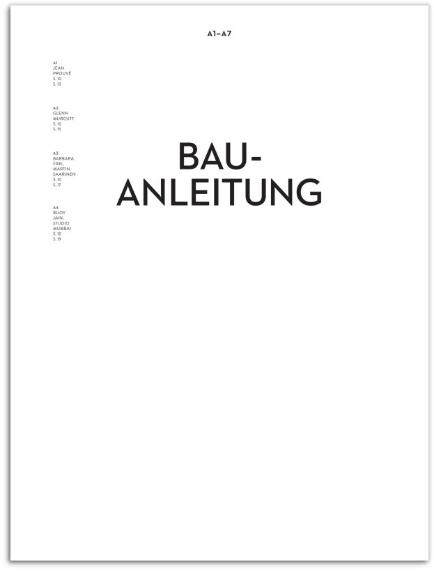 Der Bauplan