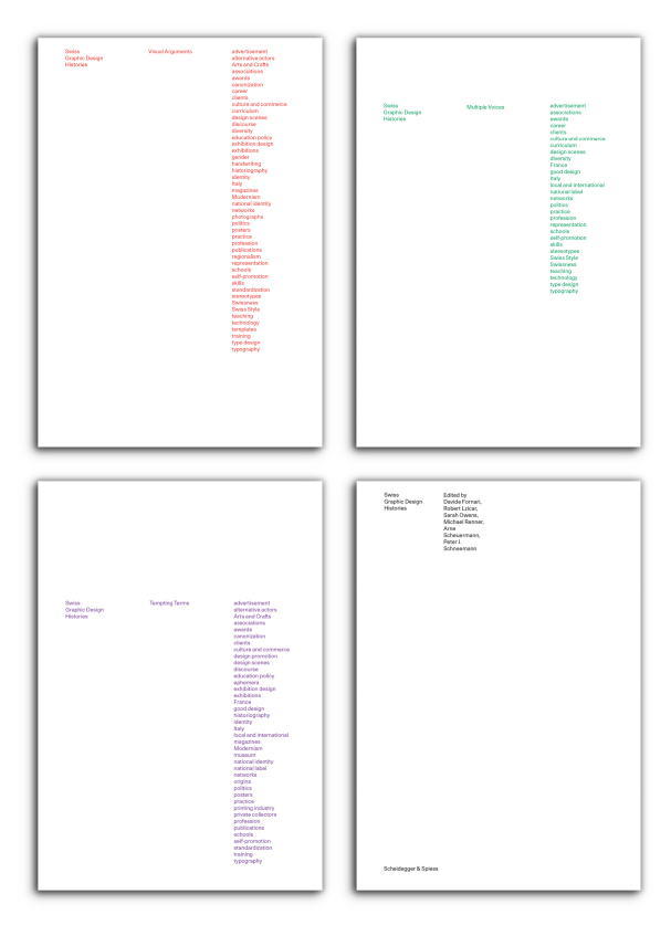 Swiss Graphic Design Histories