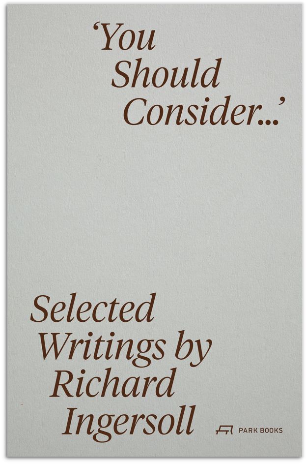 You Should Consider…